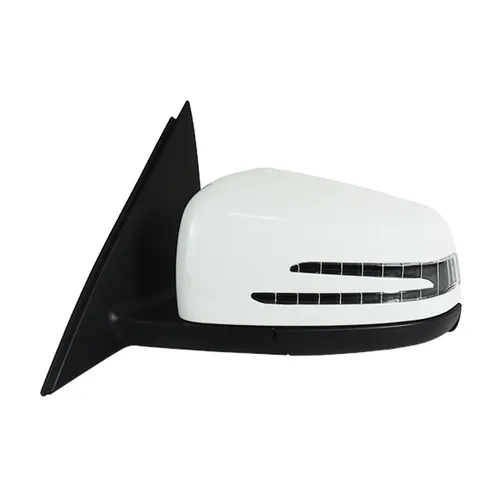 Imagen 2 del producto Conjunto de espejo de puerta lateral para Mercedes Benz Clase C W204 C63 C200 C180 2006-2013, lámpara de señal de giro plegable eléctrica para coche