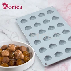 24Hole Chestnut Silicone Mousse Mold Homemade French Dessert Chocolate Mold Pastry Baking Supplies Cake Decorating Tool Bakeware