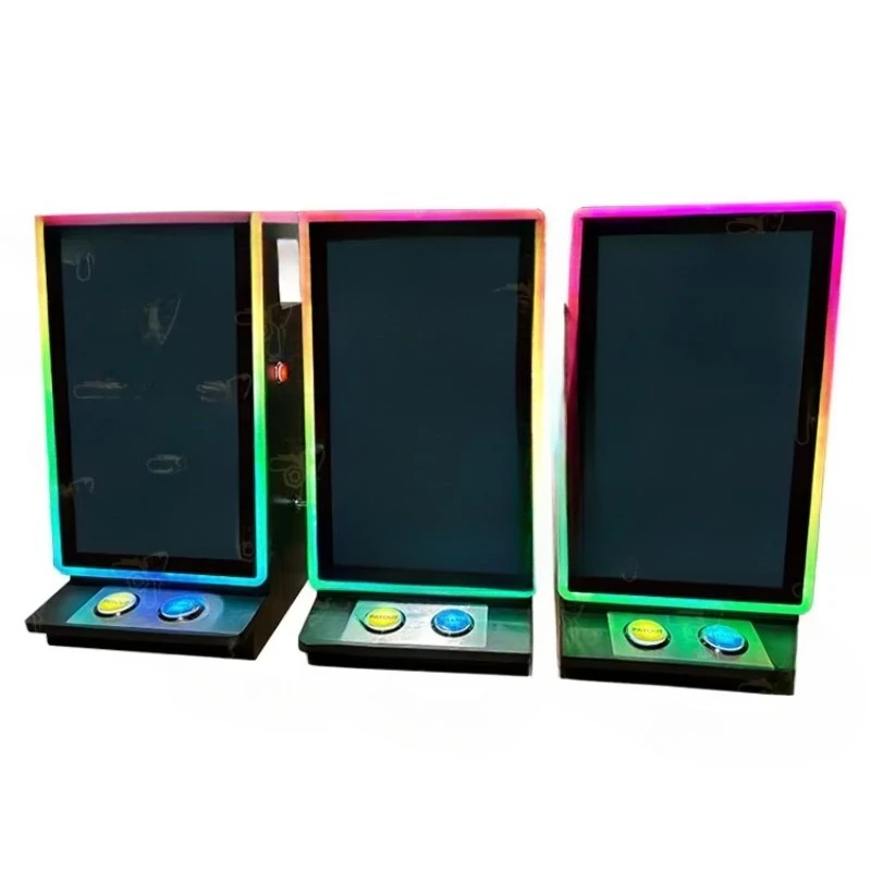 2025 Jogo de habilidade de gabinete de jogo de arcade de parede de montagem de metal de 32 polegadas de alta qualidade com luz