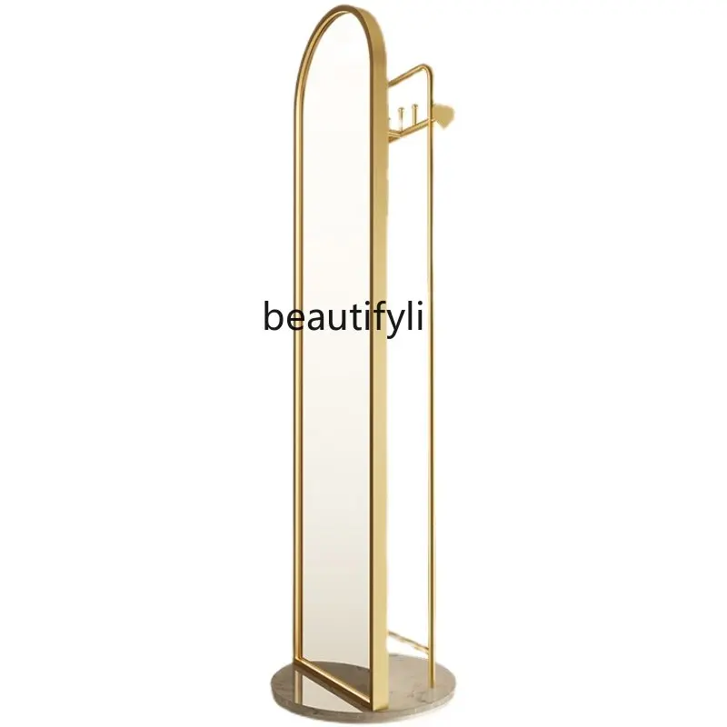 

Three-Dimensional Rotating Large Mirror Full Body Floor Mirror Home Bedroom Light Luxury Girl Dressing Mirror