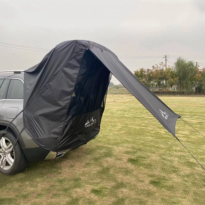 

Outdoor Car Tail Tent Portable Camping Canopy Roof Extension Tents