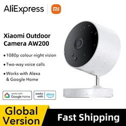 Versione globale Xiaomi Outdoor Camera AW200 1080p visione notturna a colori IP65 Indoor/OutdoorTwo-way voice calls940nm infra-red night