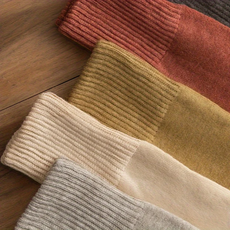 Rajstopy termiczne OTK - pluszowe, flokowane na kolanach, pogrubione, ocieplane nogawki.  Można prać w pralce dla spódnic i sukienek w chłodne dni.