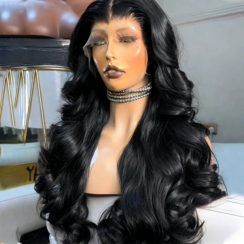 

36-дюймовый парик с волнистыми волосами (Body Wave), фронтальный 13x4/13x6, 300% плотность, 100% натуральные волосы Remy, безклеевой 5x5, волнистый, с прозрачным кружевом 4x4