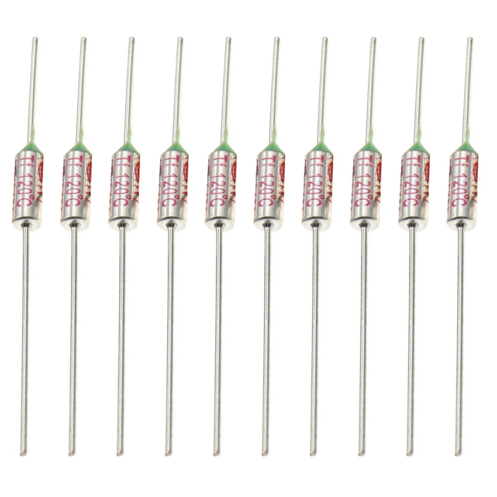 Circuit Cut Off Temperature Thermal Fuse, Long Service Life, High Reliability, 10A AC250V, 10 Pieces (Pack of 10)