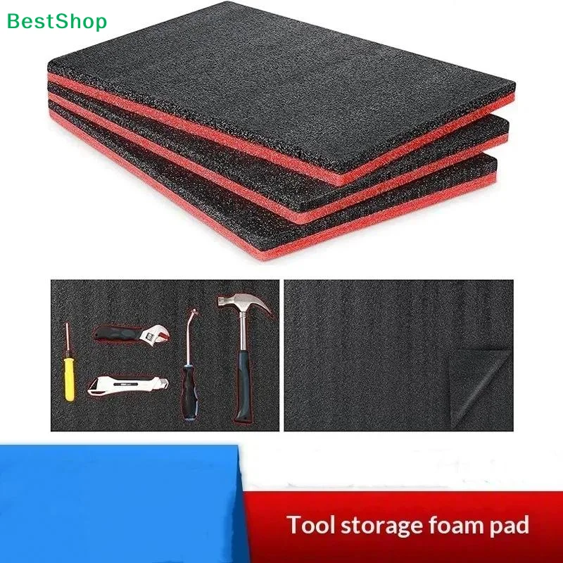 ☪3pcs Tool Box Foam Polyethylene Tool Foam Inserts CasesEPE Foam For Organizer Cases Drawer LinerCamera Toolbox Storage Shadow