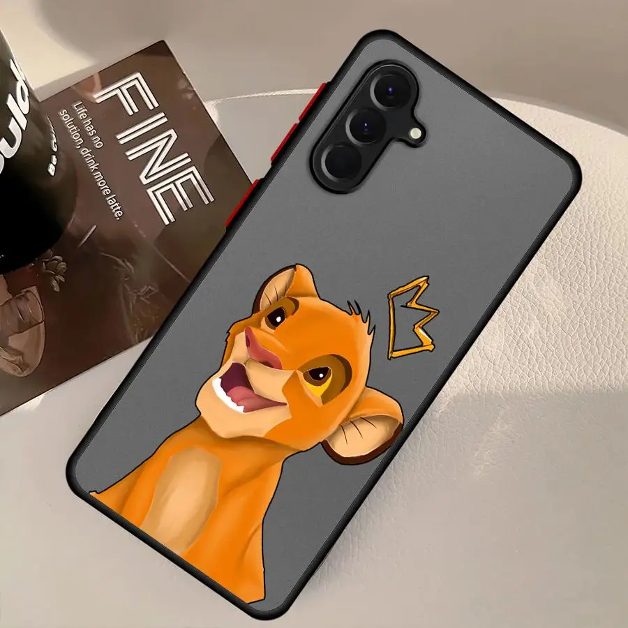 Lion King Soft Cover Case for Samsung Galaxy A22 A72 A56 A31 A21 A23 A52 A71 A25 A26 A32 A73 A36 #6