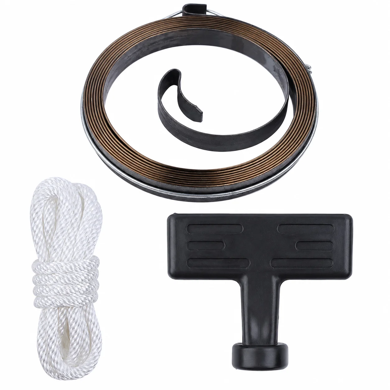 Recoil Pull Starter Spring Handle Grip Rope Kit For Honda GX120 GX160 GX200 168F 170F 5.5HP 6.5HP Engine Trimmer Brushcutter