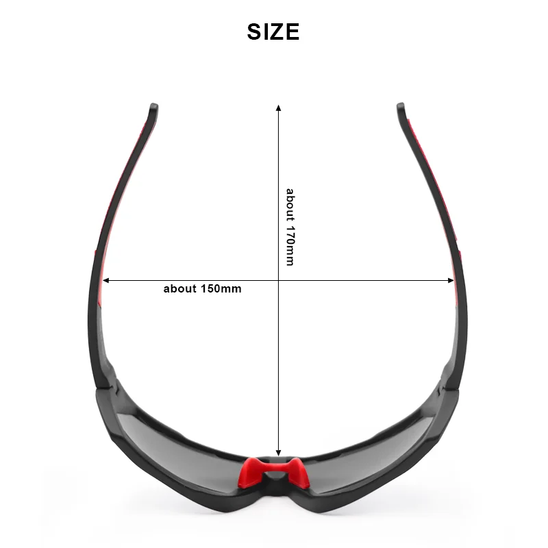 Fietszonnebril UV400 Winddichte zonnebril Fietsbril Buitensport Vissen Wandelen Rijbril Heren Dames Brillen