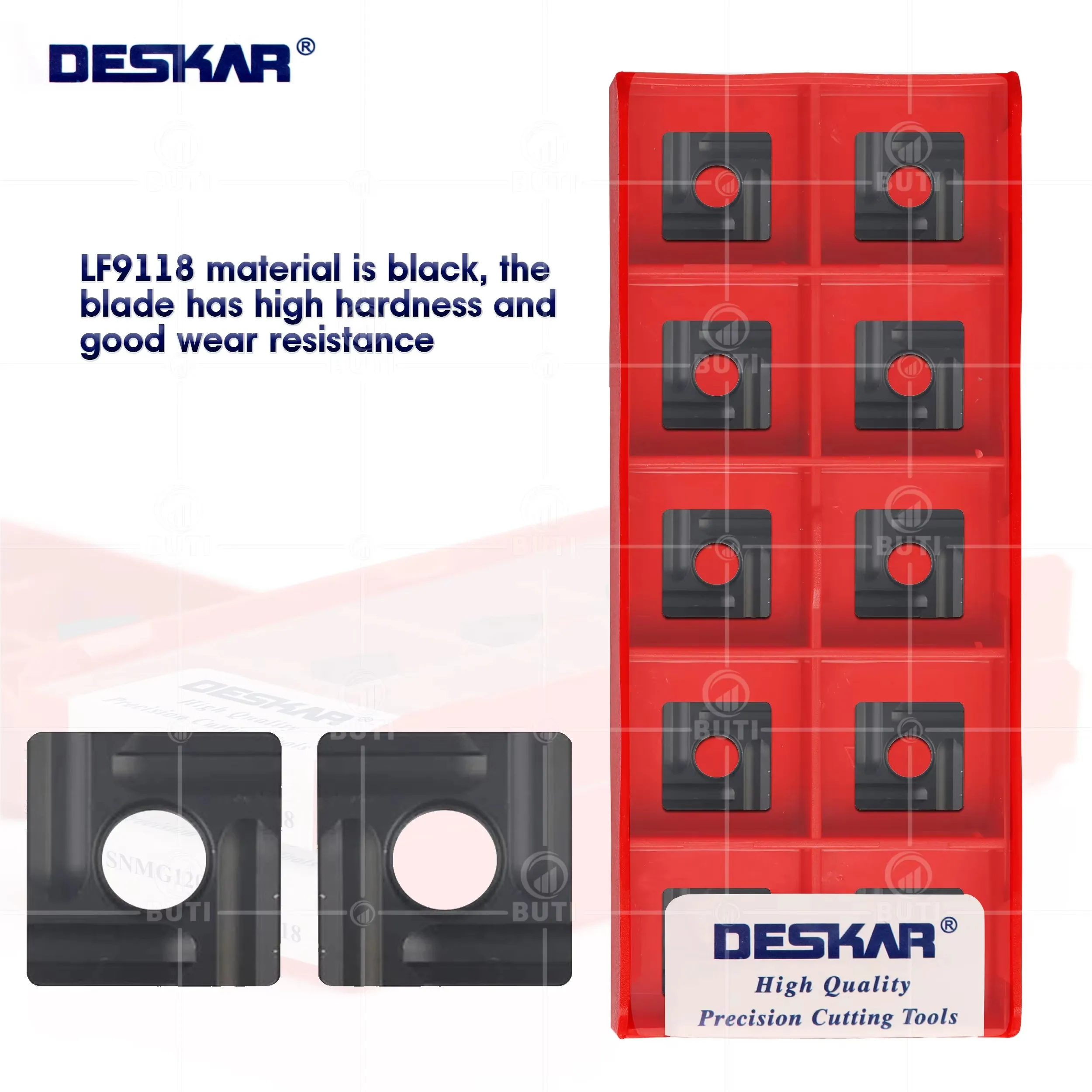 

DESKAR 100% оригинал SNMG 120408 R-S L-S TM LF9118 Токарные твердосплавные вставки Режущие лезвия для токарных станков с ЧПУ, подходящие для инструментов для стальных деталей
