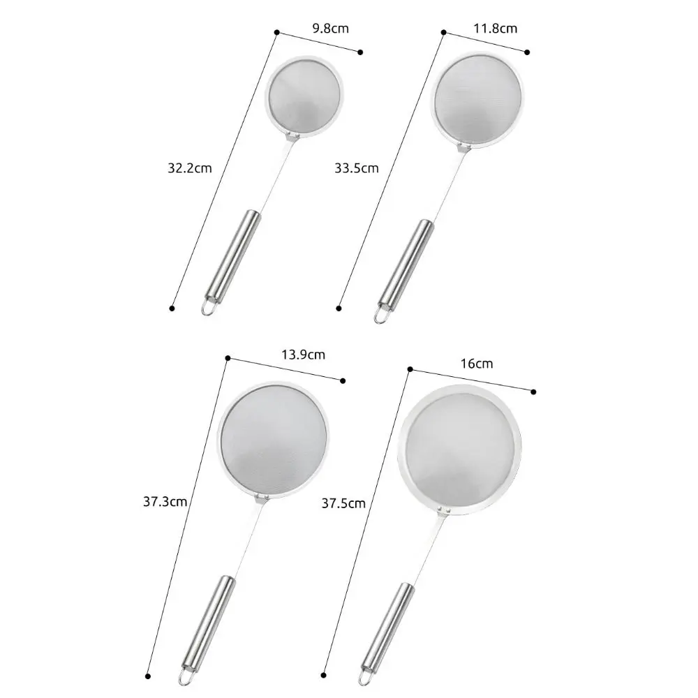304 Stainless Steel Japanese Hot Pot Filter Mesh Percolator Soup Skimmer Spoon Fried Food Net Strainer Oil Skim Grease Foam