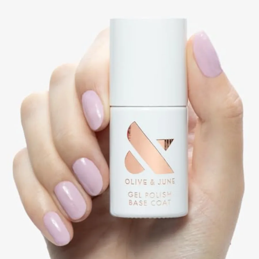 Gel Polish Base Coat UV LED Nail Lamp Needed Long Lasting Formula Up to 21 Days of Wear No Damage Removal Salon-Quality Manicur