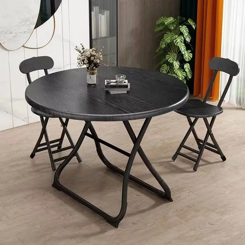 

Small household dining table, casual table, folding table, table and chair combination