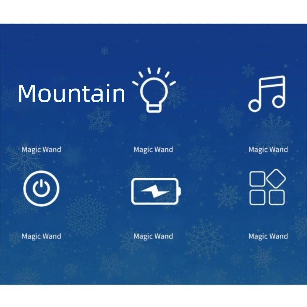 

Funny Snowflake Magic Glowing Wands Lighting Simulation Flashing Light Sticks Music Children's Flashing Toys Gifts