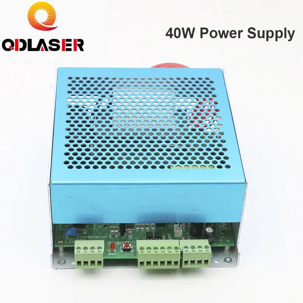 QDLASER 40W CO2 Laser Power Supply  110V/220V for Laser Engraving Cutting Machine