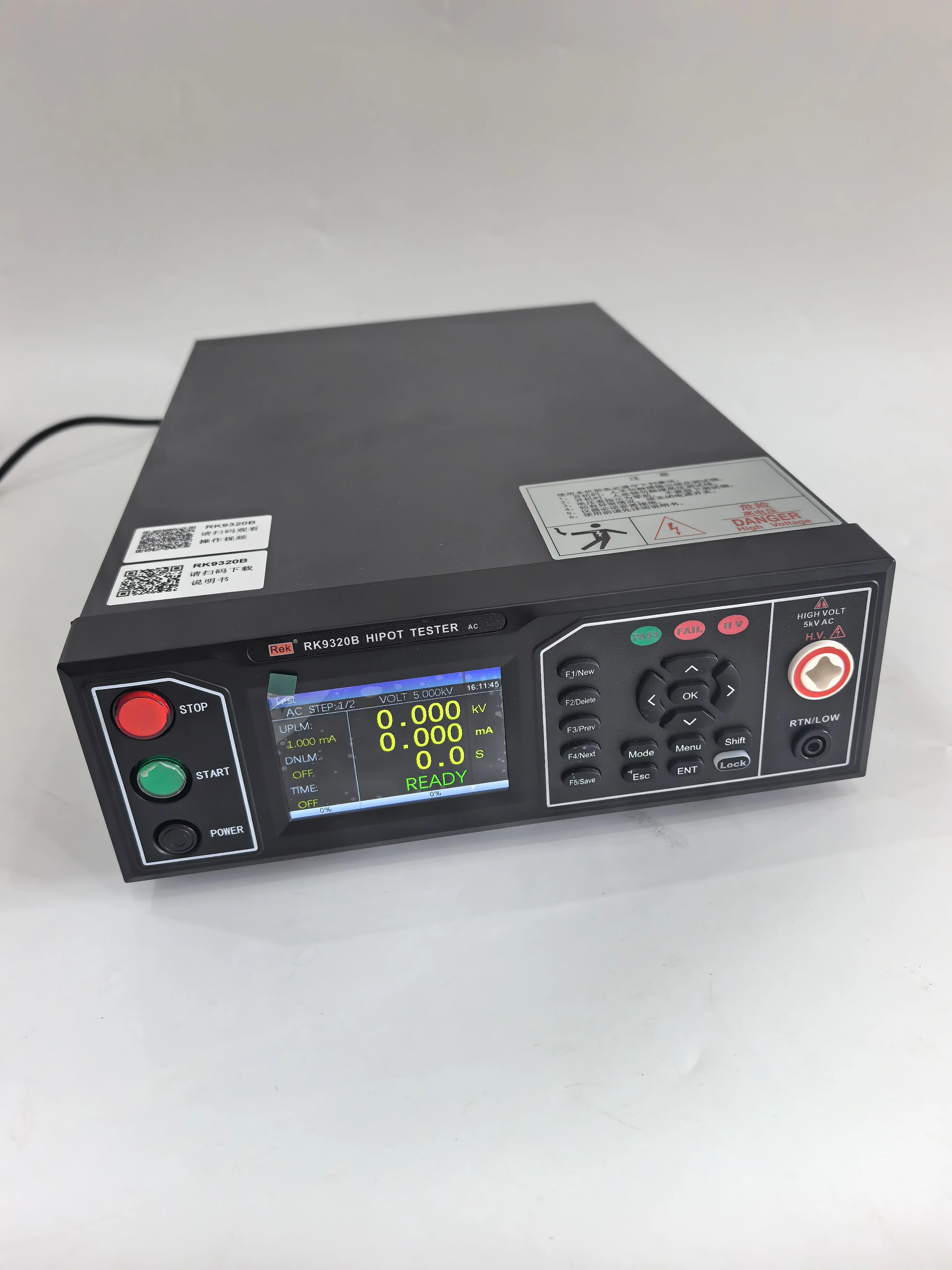 RK9310 RK9320 RK9320A RK9320B Programmable Hipot Tester AC 5kV DC 6kV Withstanding Voltage Insulation Safety Tester