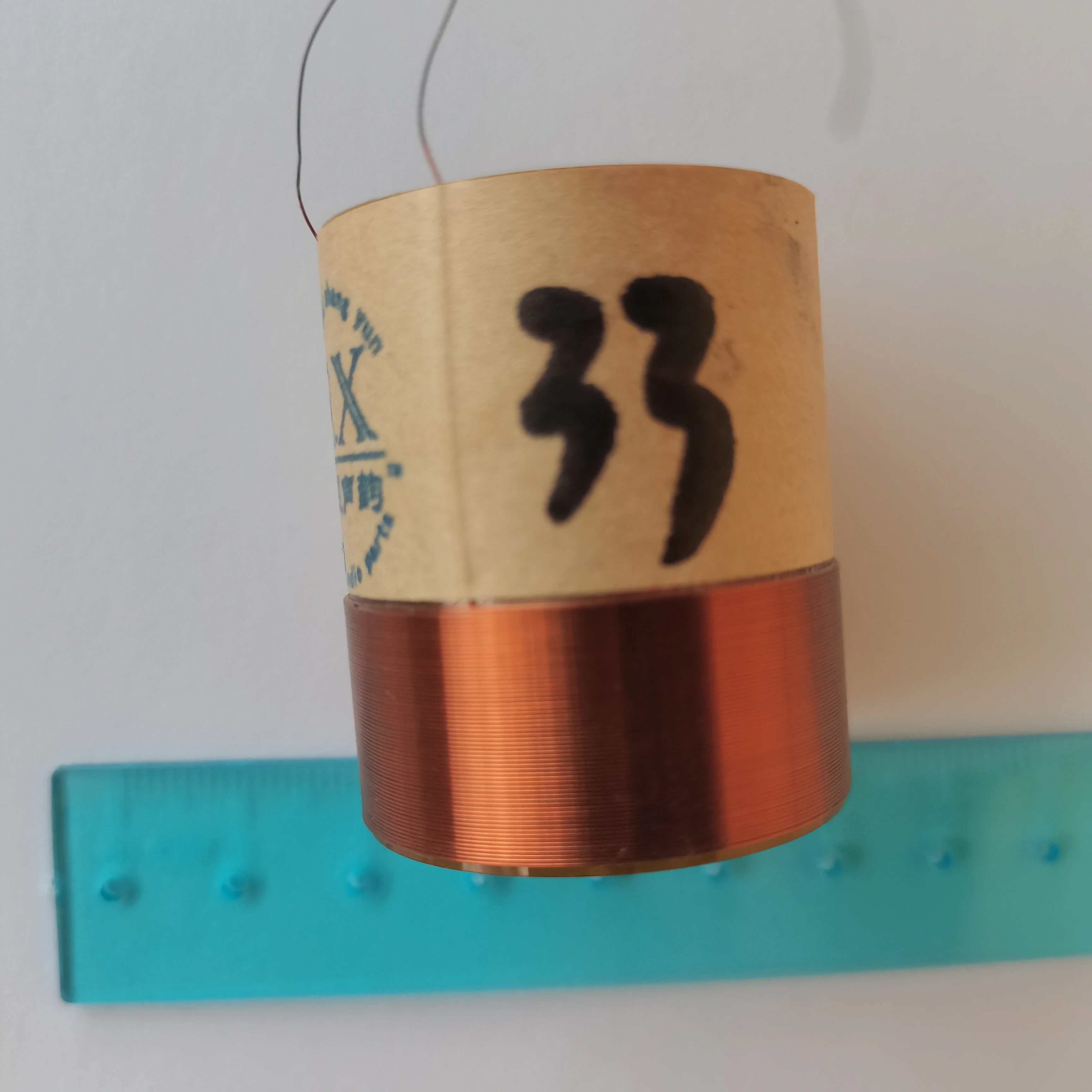 1 unit NEW ID: 33mm skeleton:KSV 8 ohm woofer Bass loudspeaker speaker voice coil 2 layer winding