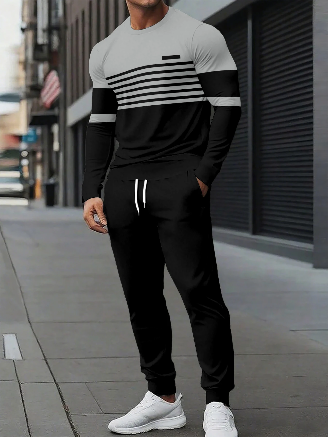 

Autumn Winter Piece Set for men Drawstring Women's Tracksuit Suit Quality Comfortable Casual Pullover Fashion Daily