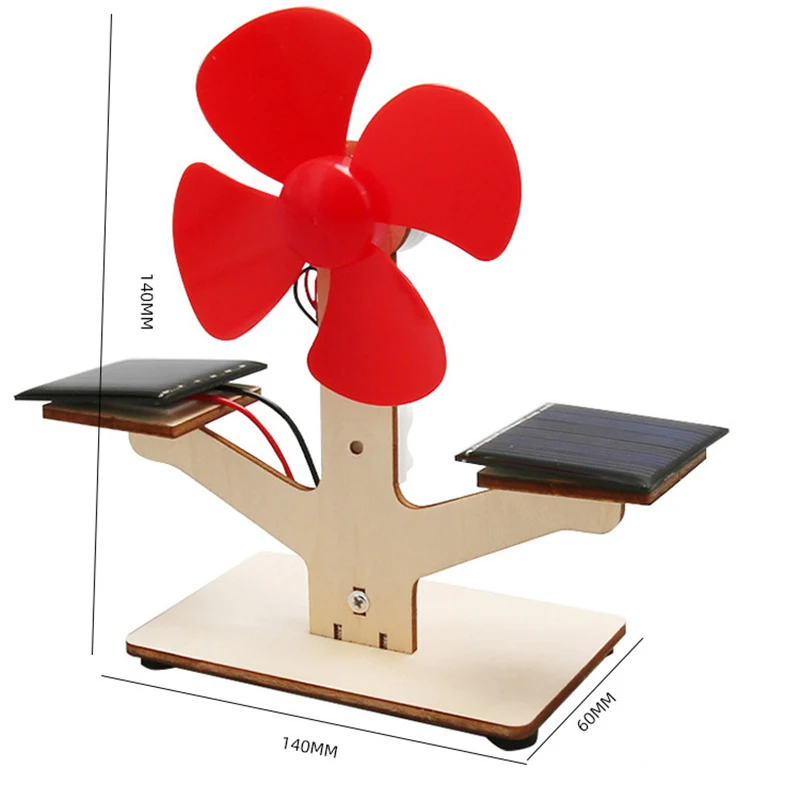 Solar Fan Solar Power Generator Mini Fan Panel DIY Science Education Model Kit Physics Learning Toy laboratorio física