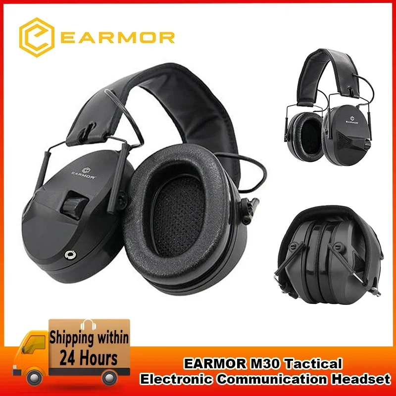 

Electronic Design Earmuffs EARMOR M30 Shooting Ear Defenders Tactical Noise Canceling Headphones Hearing Protection Earmuffs
