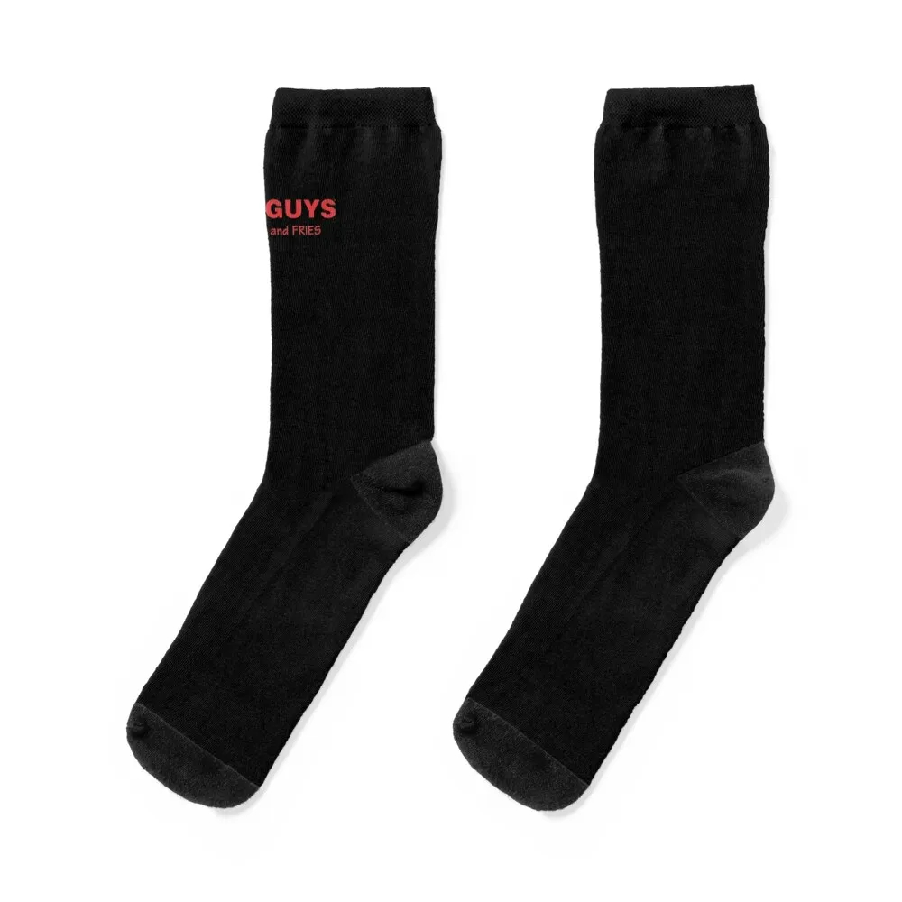 five guys burgers and fries merch Socks sheer Thermal man winter basketball anti slip football Socks Men Women's