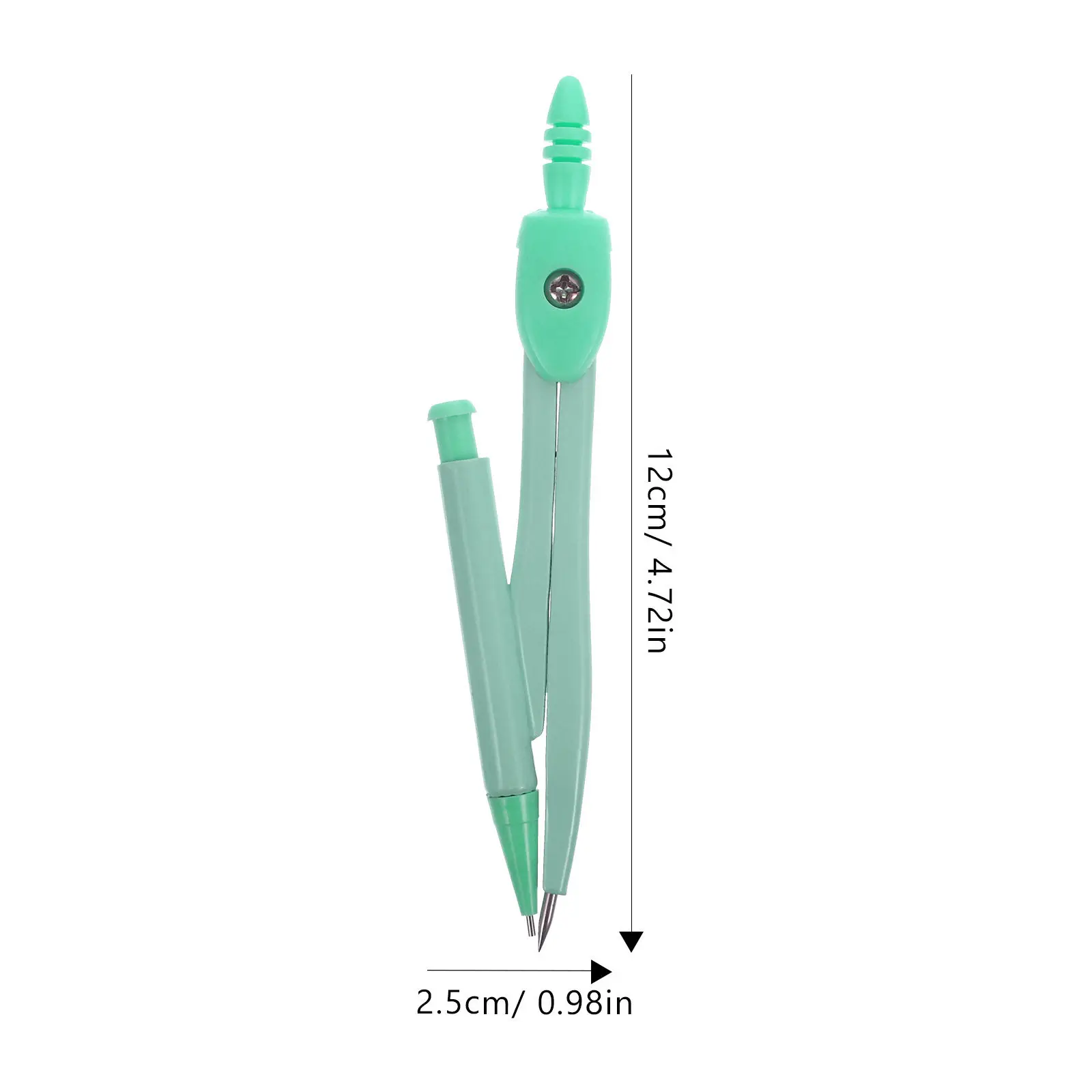 1Set Precision Metal Compasses Drawing Tools for Students Artists Mathematicians Woodworking Circle Drawing Tool Compact