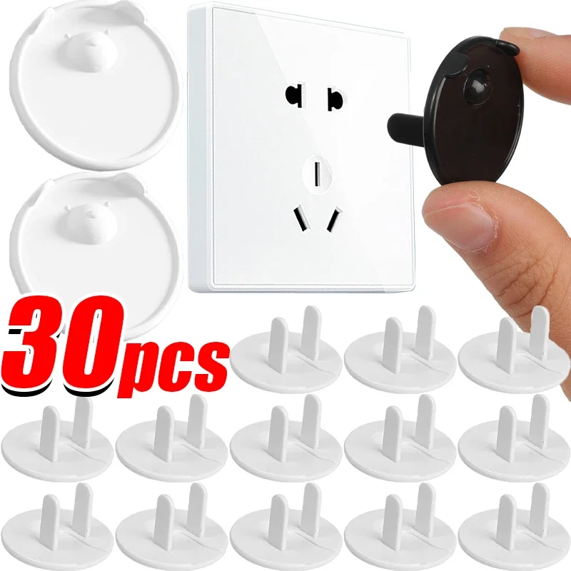 

10pcs American Standard Power Outlet Cover Protective Electrical Safety Socket Baby Safe Guard Anti Electric Shock Protectors