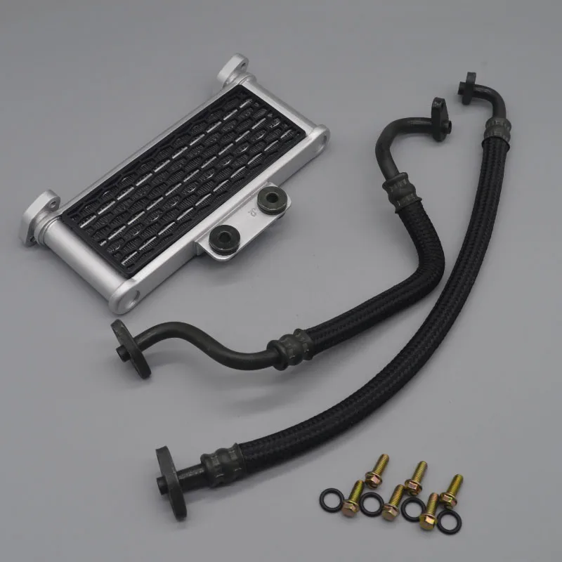 loncin re250 250cc motorcycle alluminium radiator oil cooler right engine cover case alloy dirt pit monkey bike accessories