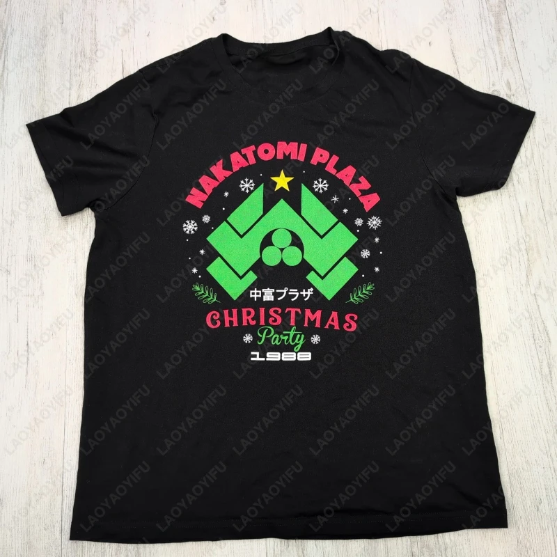 

Die Hard Nakatomi Plaza Christmas Party 1988 Tees Gift Black Unisex Men Women Cotton Clothing Classics Vintage Streetwear Tshirt