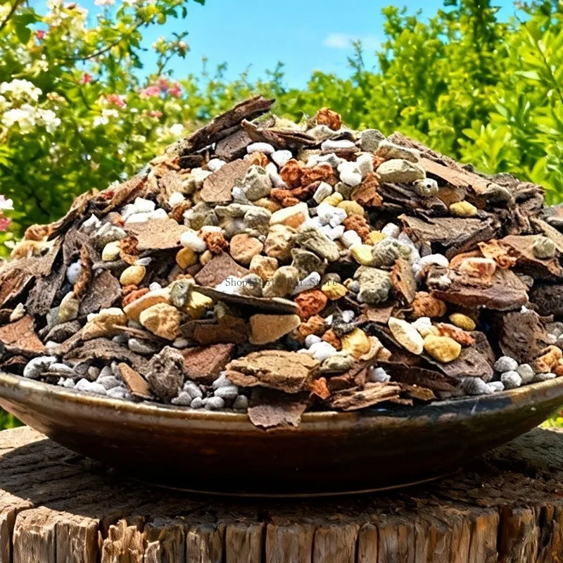 6L/bag Pine Bark/plant Gold/stone Orchid Special Nutrient Soil Good Water Retention Strong Water Absorption Plant Fertilizer