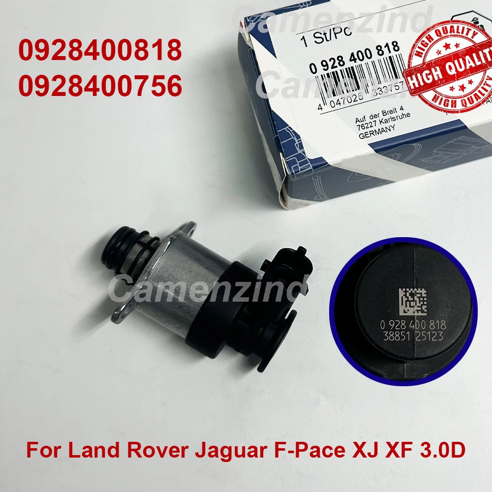 

New Fuel Pressure Regulator Valve 0928400818 0928400756 For Land Rover Jaguar F-Pace XJ XF 3.0D Peugeot 407 0 928 400 818
