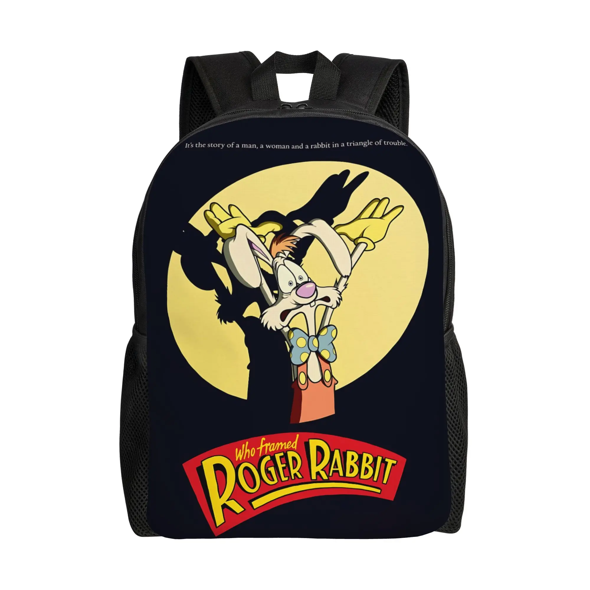 

1Piece The “P p p p p p puh please!” Plea New School Year Laptop Bag Who Framed Roger Rabbit Couple Backpack