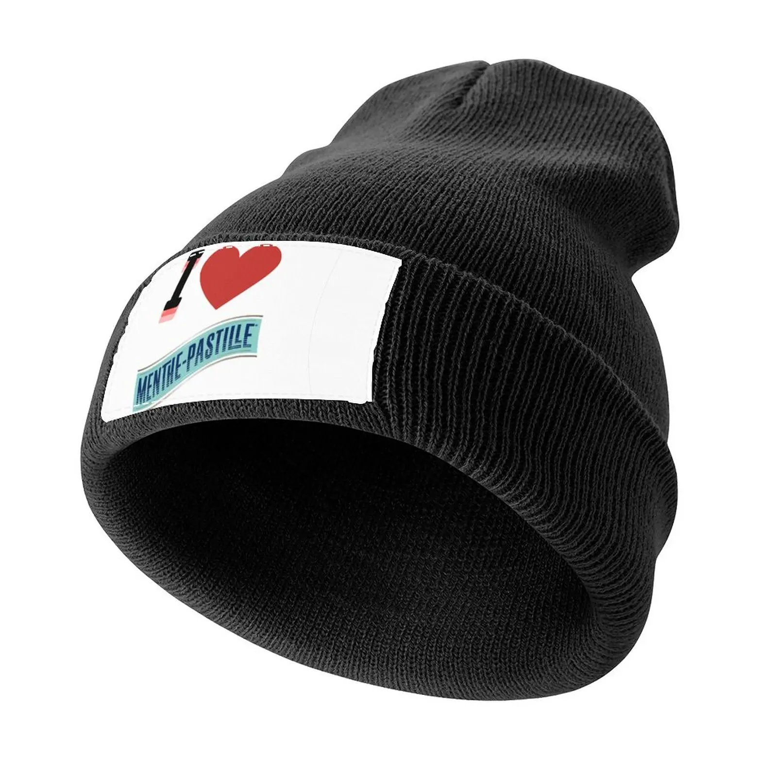 I Love Mint-Pastille Knitted Cap black Beach Bag Kids Hat Hats Woman Men's