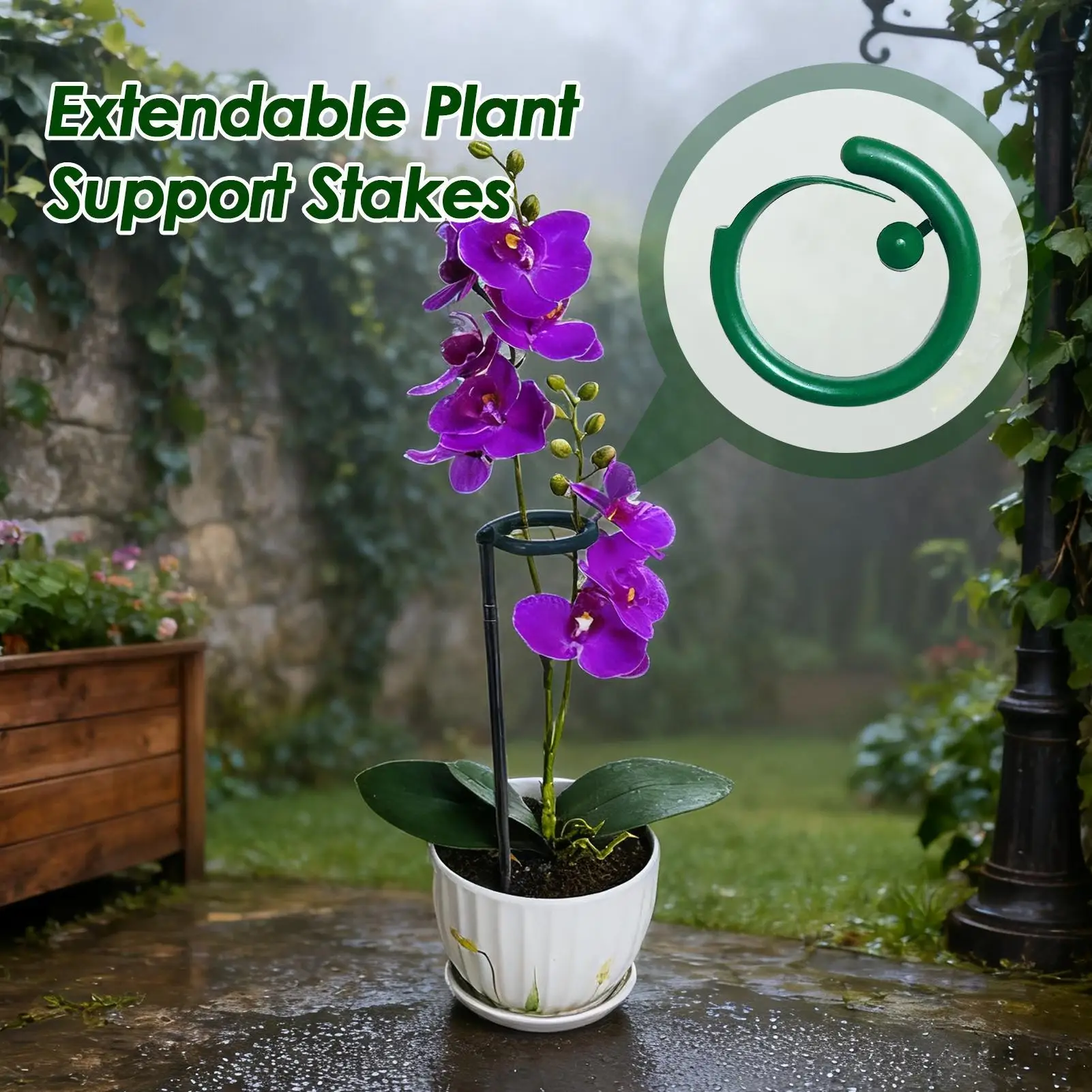 

Stakes For Indoor Plants Indoor Plant Stakes Extendable 10 Pieces Stainless Steel Pole Stem Holder With Clip For Vegetables