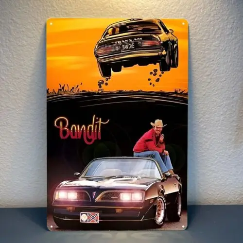 Smokey and the Bandit Movie Metal Poster Tin Sign - 20x30cm Plate