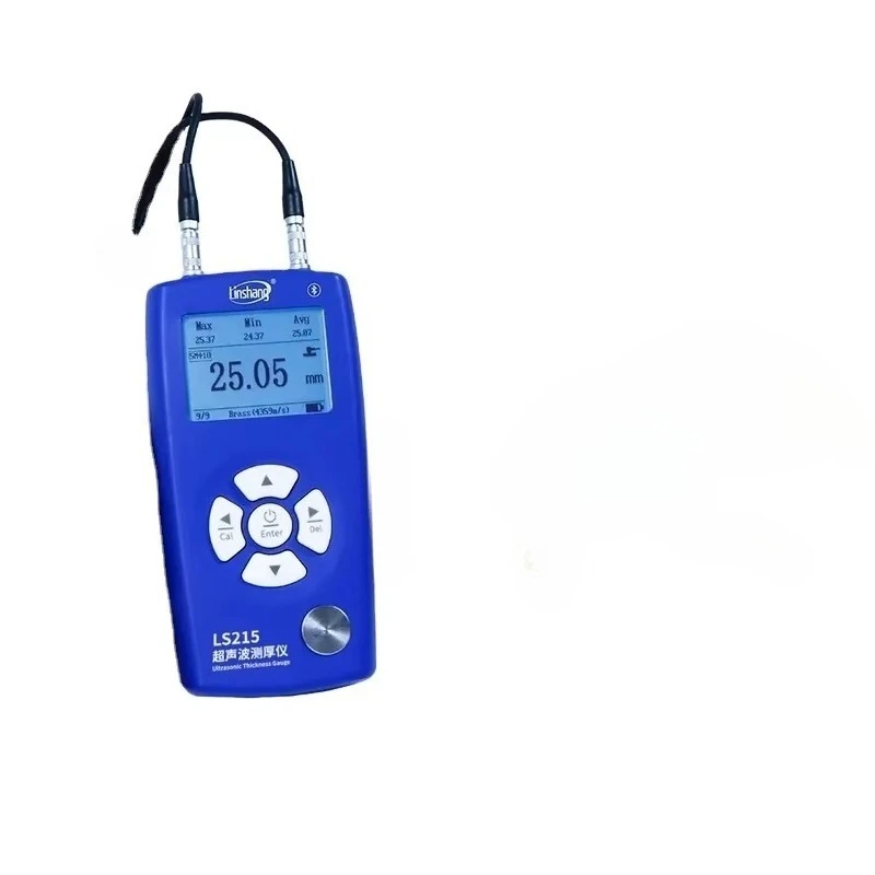 LS215 Ultrasonic Pipe Thickness Gauge 0.01 Resolution Max 320mm Measuring Range Metal Wall Thickness Testing Instrument