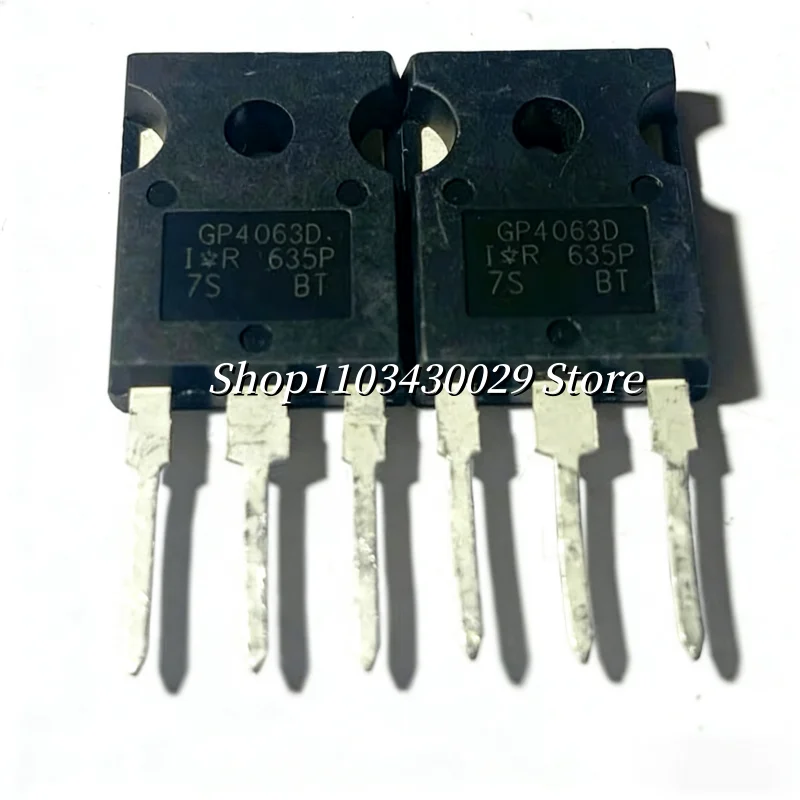 10Pcs Refurbished original IRGP4063D GP4063D TO-247 48A 600V MOSFET for industrial power supplies and inverters