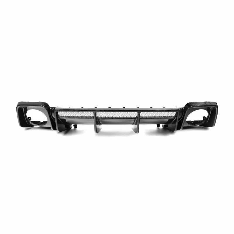 Dry Carbon Fiber P Style Rear Bumper Diffuser For Audi R8 2021-2022-2023-2024 Rear Lip Spoiler 4
