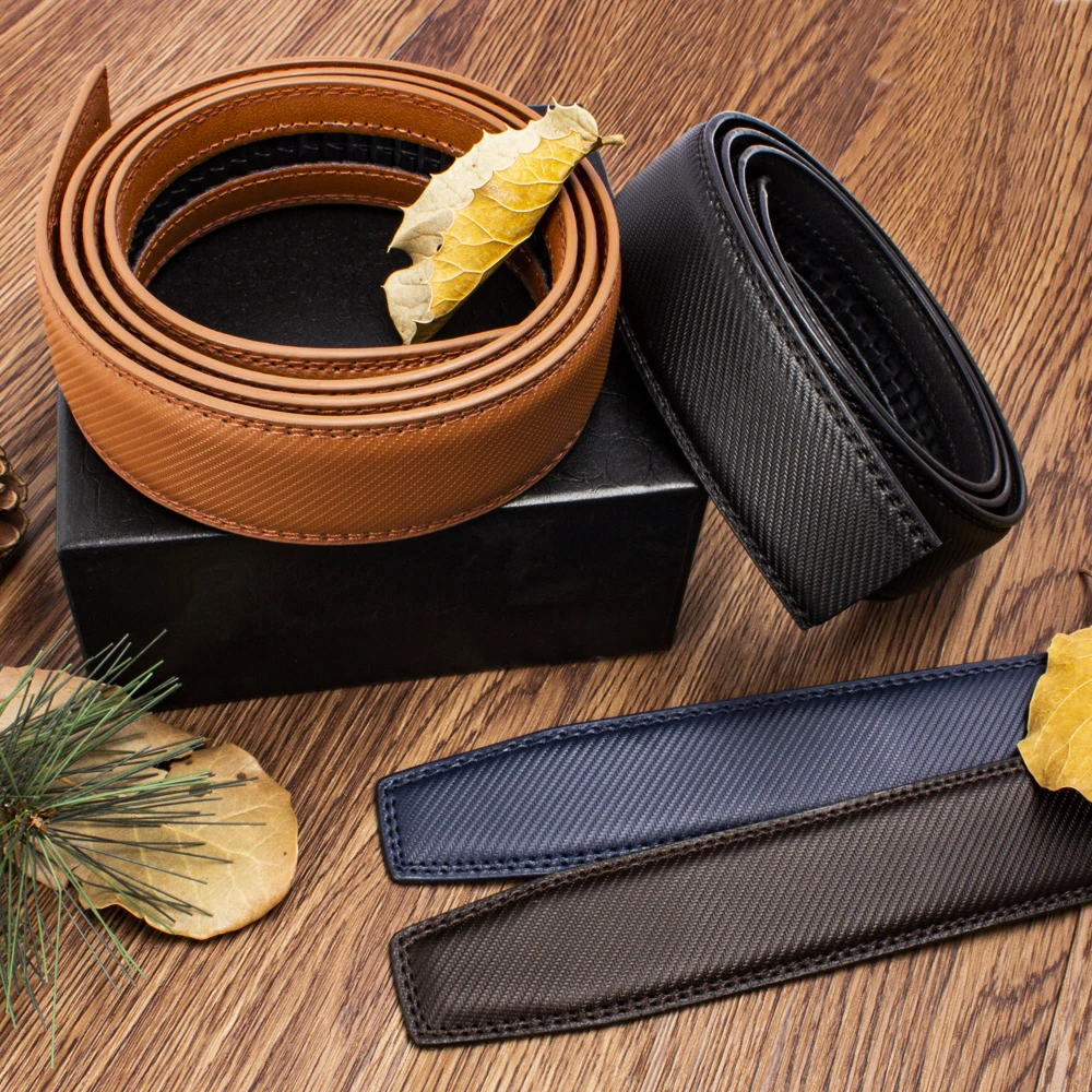 JACNAIP Men Belt Leather Belt  Automatic Genuine Leather Fashion Belts Ratchet Luxury Belts Men\'s Trouser Belt Belt for Men