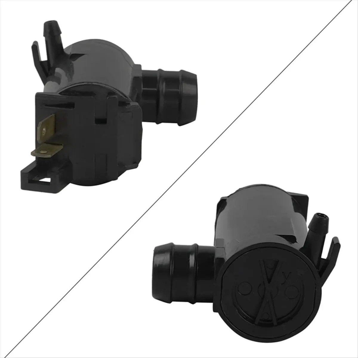 #09R Auto Windshield Washer Pump for Toyota 4Runner Camry Mitsubishi Kia,MB282691,(Black)