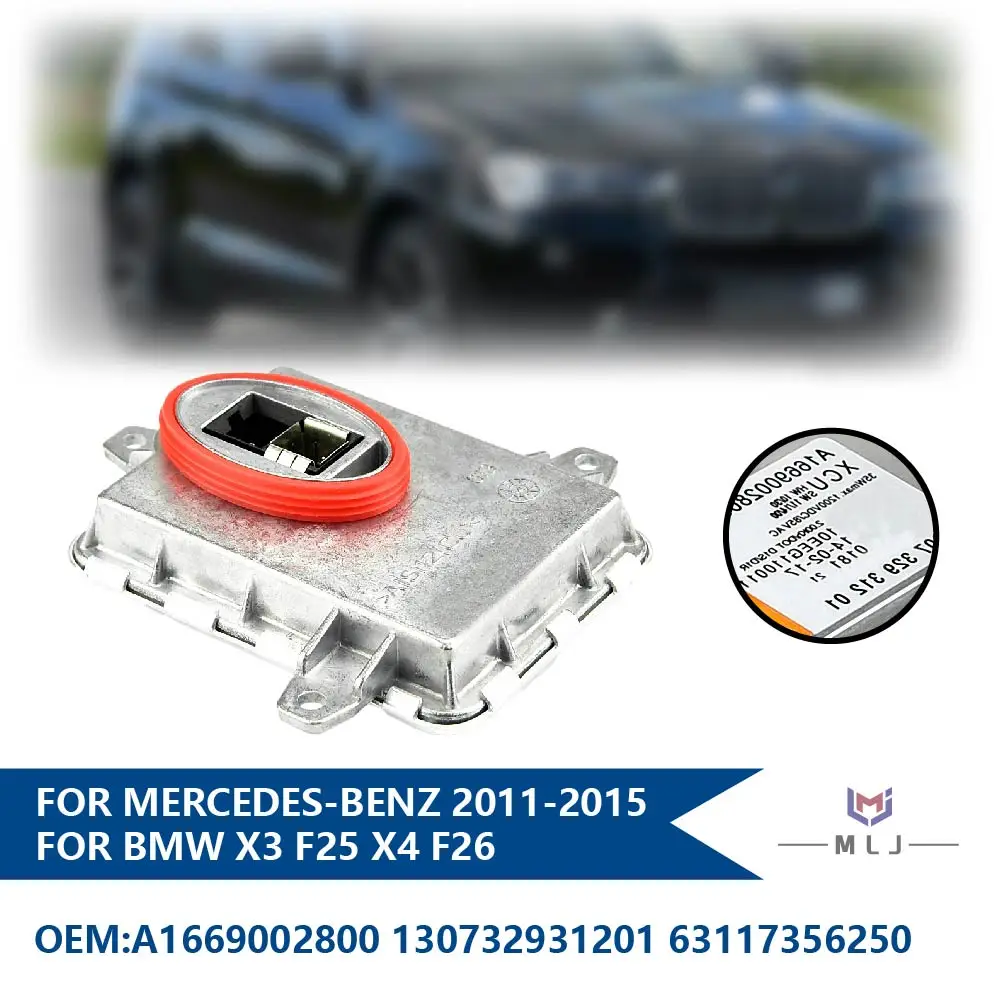 

For Mercedes-Benz 2011-2015 BMW X3 F25 X4 F26 Headlight DRL Ballast Control Module Unit 130732931201 A1669002800 63117356250
