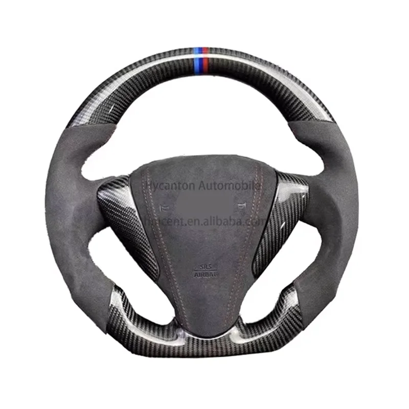 

Car Interior Accessories Upgrade Optimum Performance Carbon Fiber Led Alcantara for Nissan Tiida Sentra Car Steering Wheel