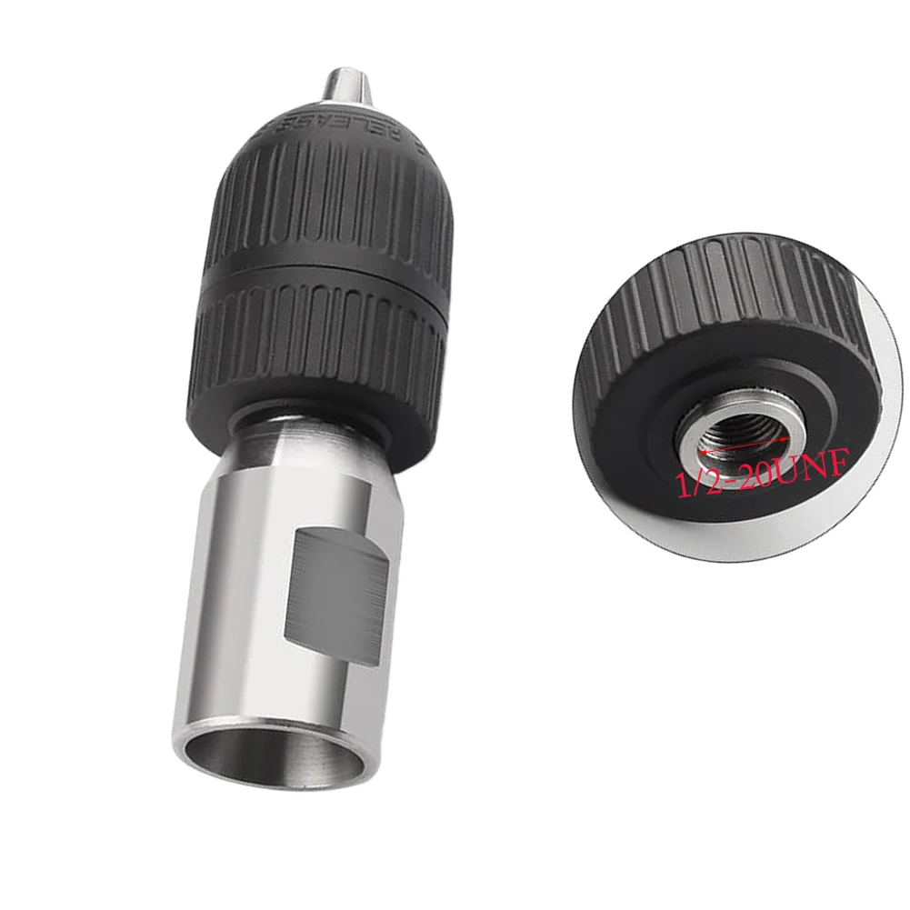 Water Drill Chuck Adapter 1/2-20UNF To For M22 Conversion Head With Central Water Outlet For Electric Hand Drill Rhinestone