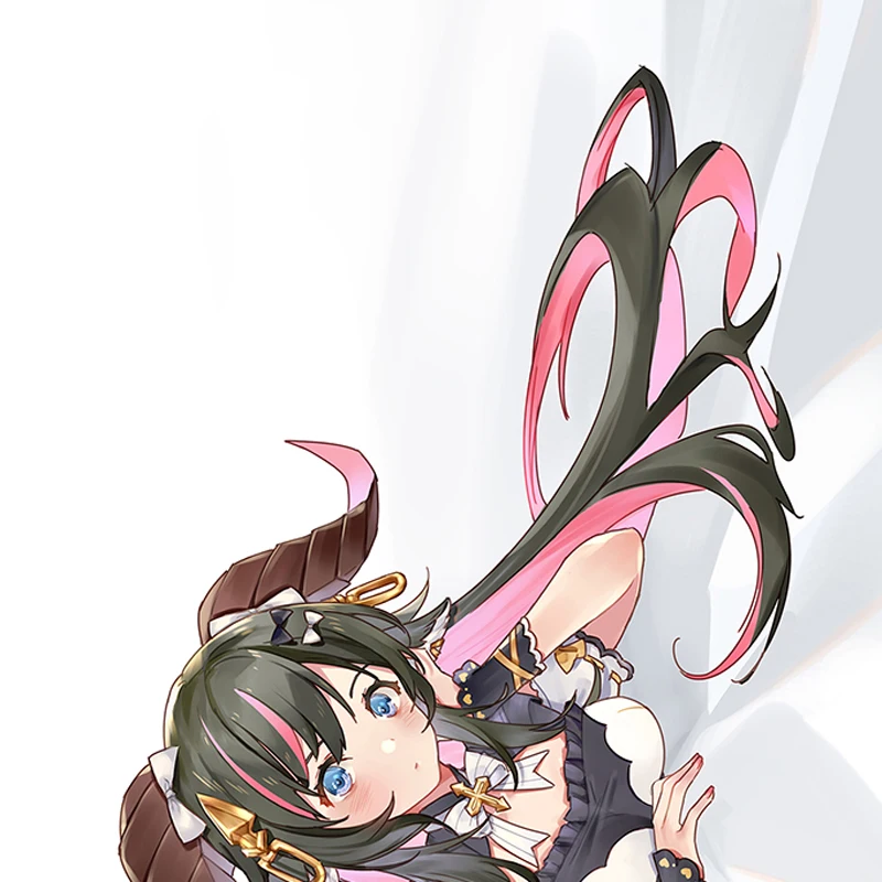 Dakimakura Anime Pillow Cover AZKi Double Sided Print 2Way Cushion Cover Xmas Gifts