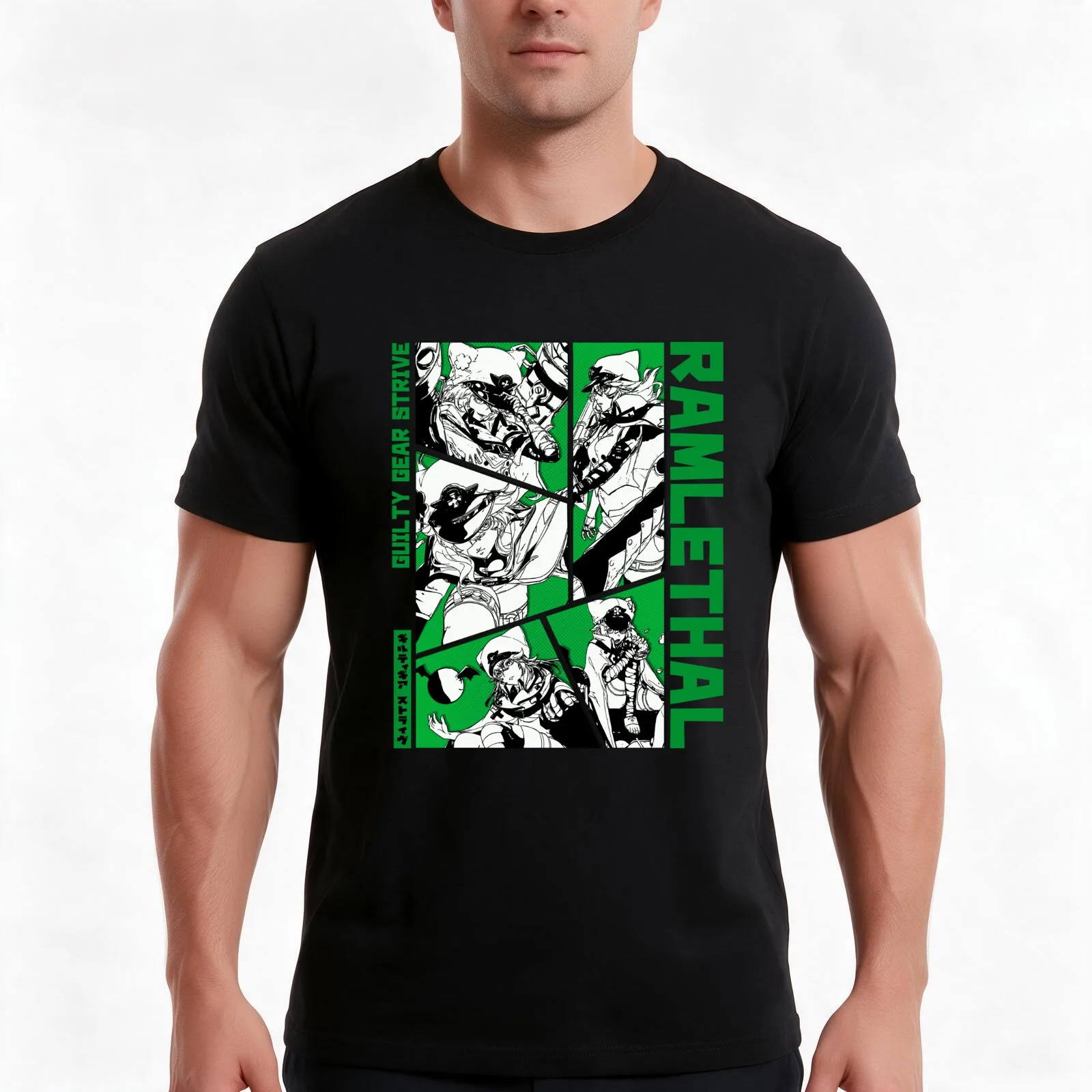 Ramlethal Valentine CM T-Shirt, Summer Casual Cotton Tee, Oversized Streetwear Tops, Vintage Graphic Print, Unisex Men Women
