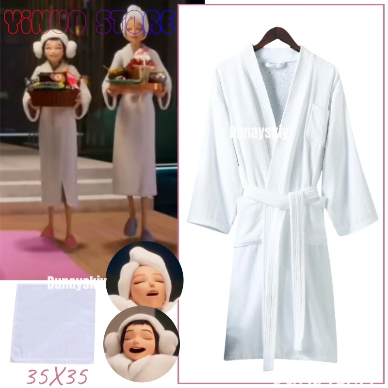 

Huntrix Group Rumi Zoey Косплей Аниме Охотники дьяволов Mira Банное полотенце Костюм Набор Хэллоуин Вечеринка Наряд Женские аксессуары