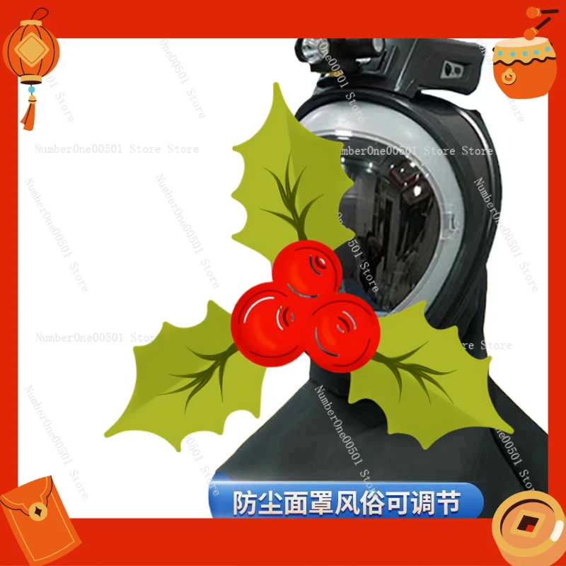 

Harvester Electric Dust Mask Turbine Powered Helmet with Face Shield Agricultural Dust Protection