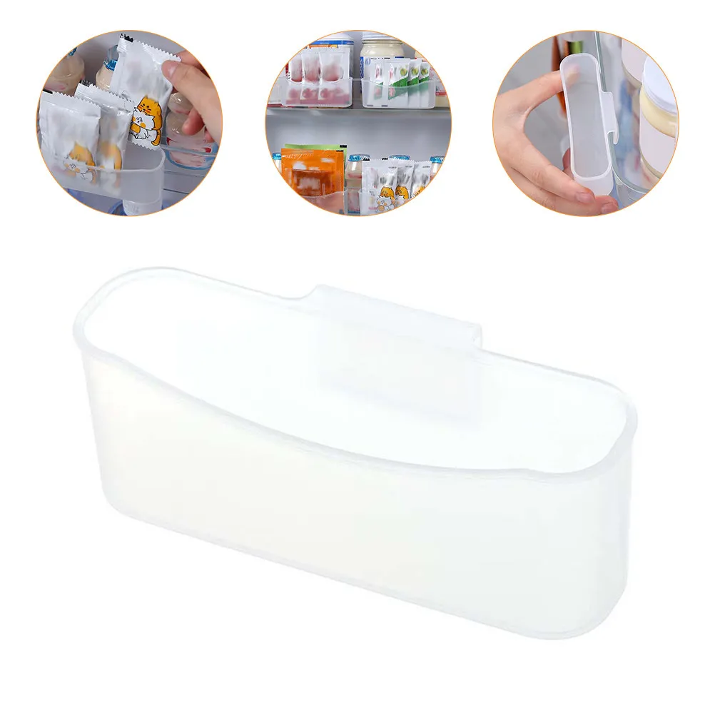 

Набор из 6 контейнеров для хранения в морозильной камере, органайзер для приправ в холодильник, из полипропилена, с подвесным креплением, легким доступом и дуговидным открытием, для холодильника