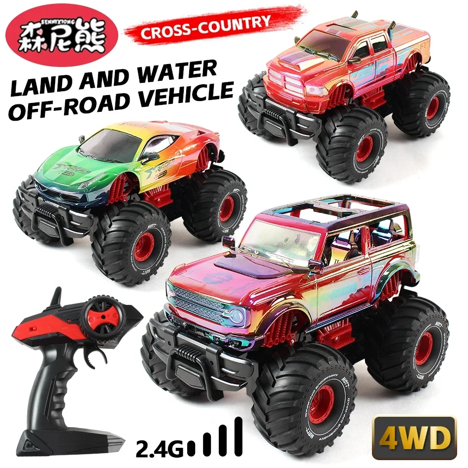 

SENNIXIONG внедорожник с дистанционным управлением 4WD RTR амфибия восхождение трюк вездеход грузовик игрушка для детей подарок на праздник
