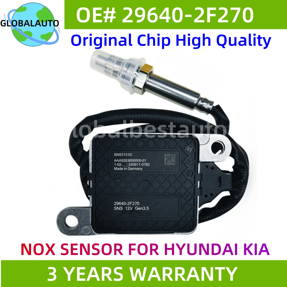 

296402F270 29640-2F270 SNS3131B AAA2097840000 High quality New Nitrogen Oxide Sensor For Hyundai STARIA 2.2 D4HB 2021 2022 2023